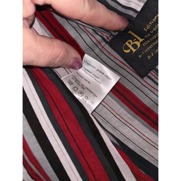 Rufuete B-1 Edition Edgy Rock Distressed Embroidered Studded Raw Edges Coat - Picture 13 of 14